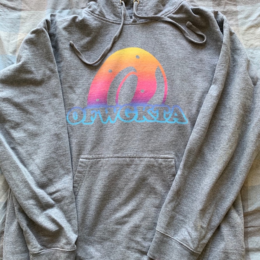 OFWGKTA hoodie rainbow doughnut